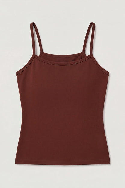 Padded Tank In Truffle