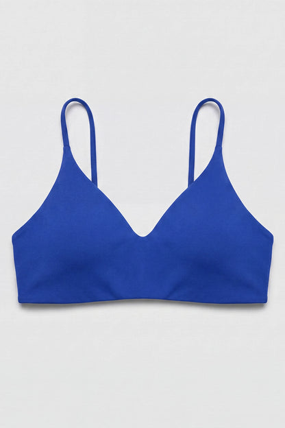 Sports Bra In Ocean Blue