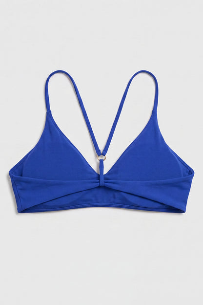 Sports Bra In Ocean Blue