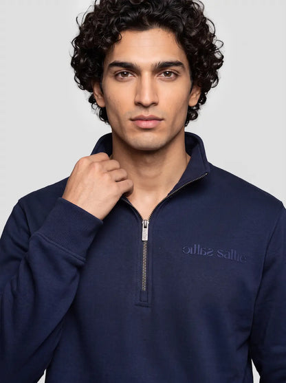 Navy Zipper