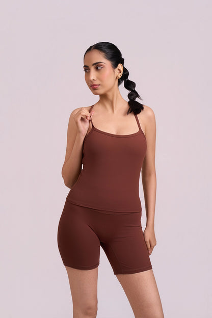 Padded Tank In Truffle