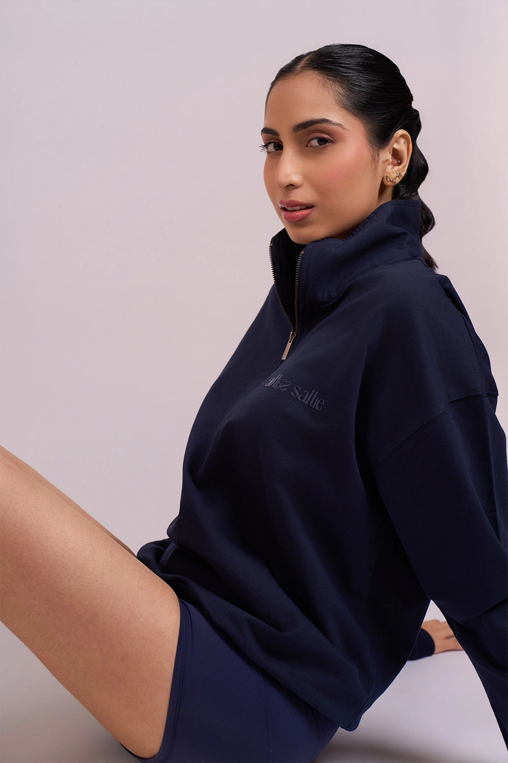 Navy Zipper