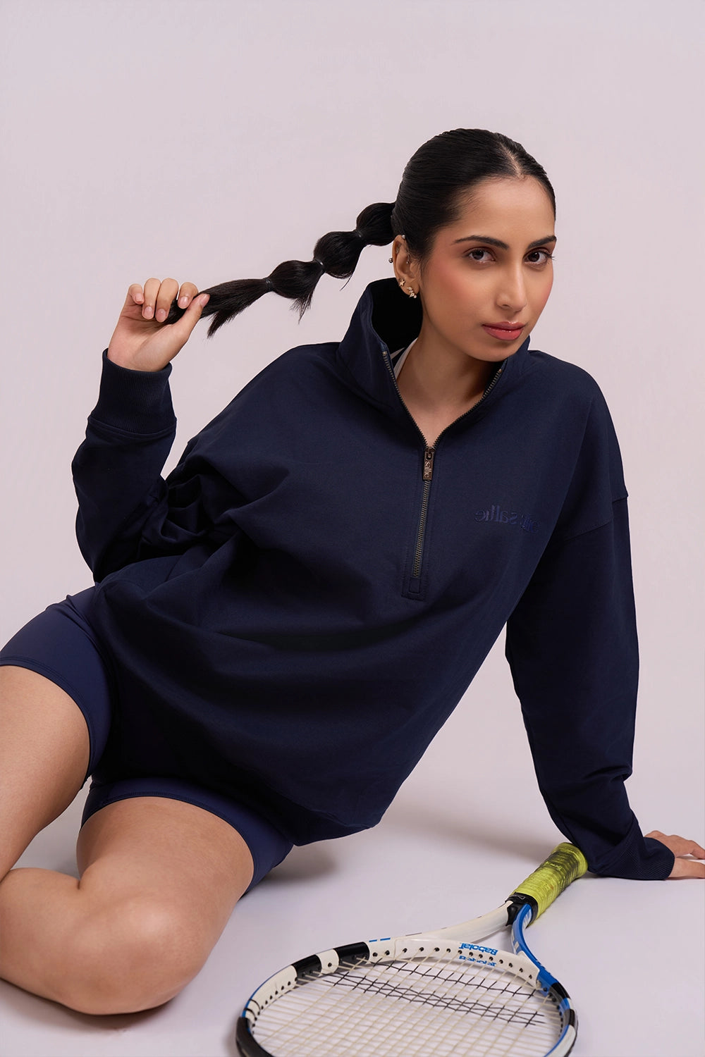 Navy Zipper