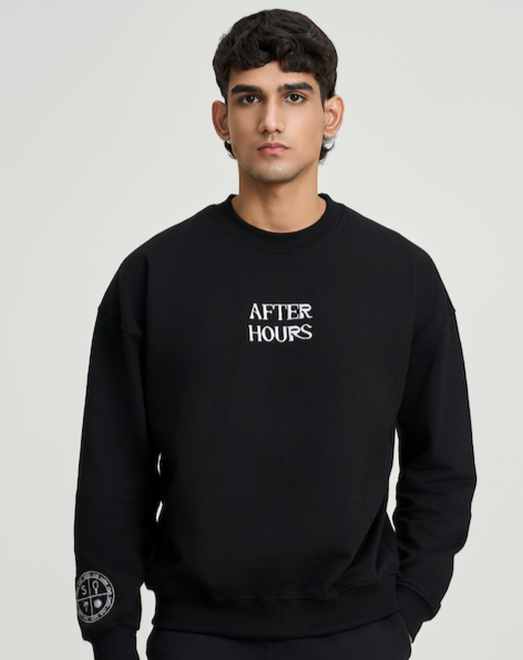 After Hours Black Sweatshirt
